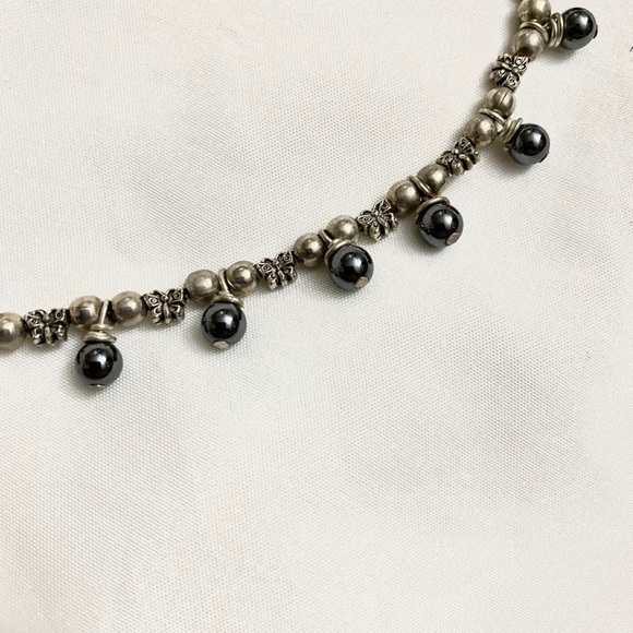 🏷 90s y2k Beaded Butterfly Necklace - Picture 3 of 4